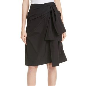 NWT Diane Von Furstenberg Womens size 4 Waist Tie Front Slit Skirt MARP: $268